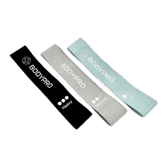 Fabric Loop Resistance Bands 3 Piece Set - BodyPROFitness